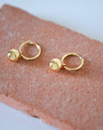 AIR hoop earrings gold-plated