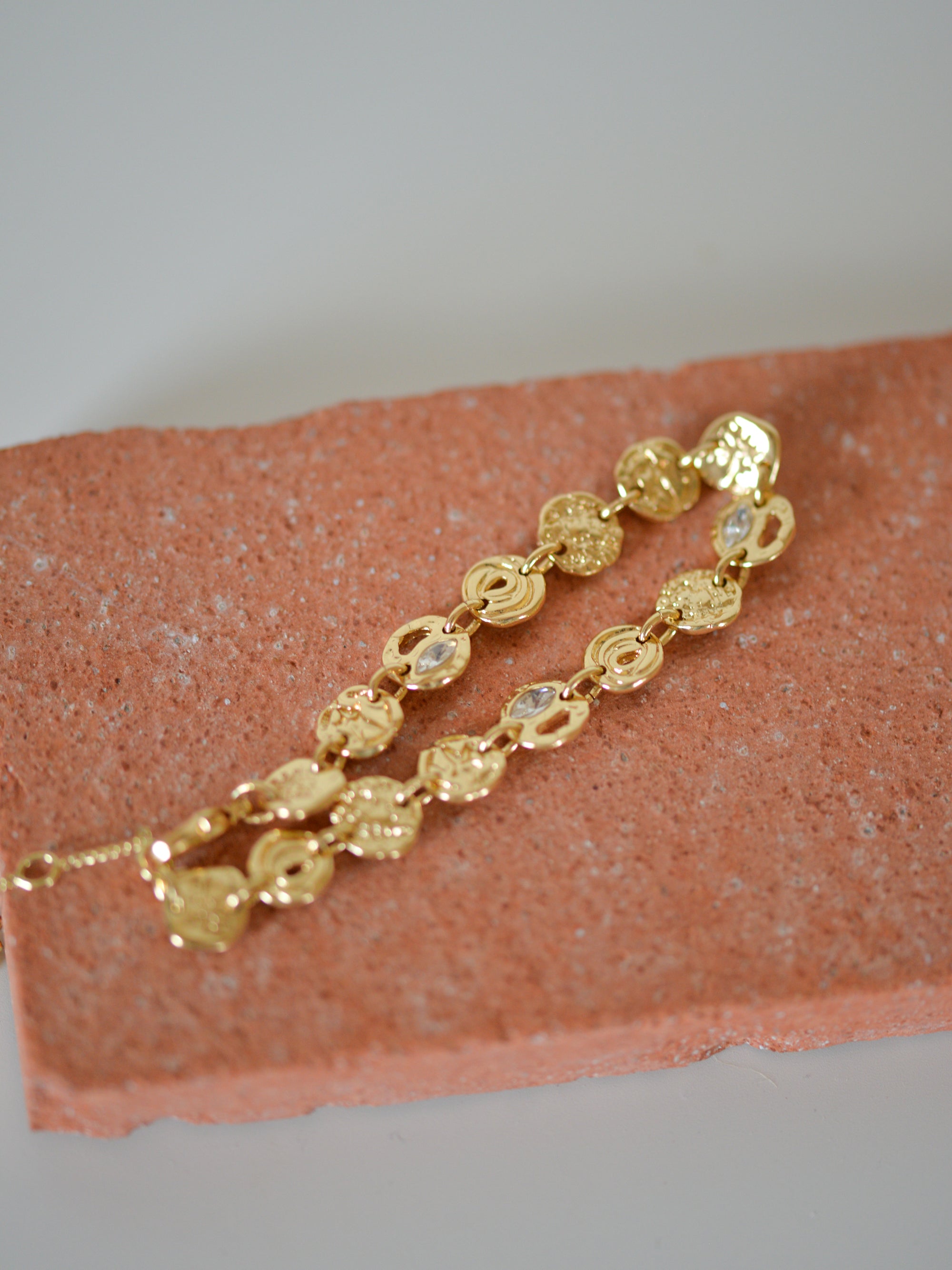 FIRE bracelet gold-plated