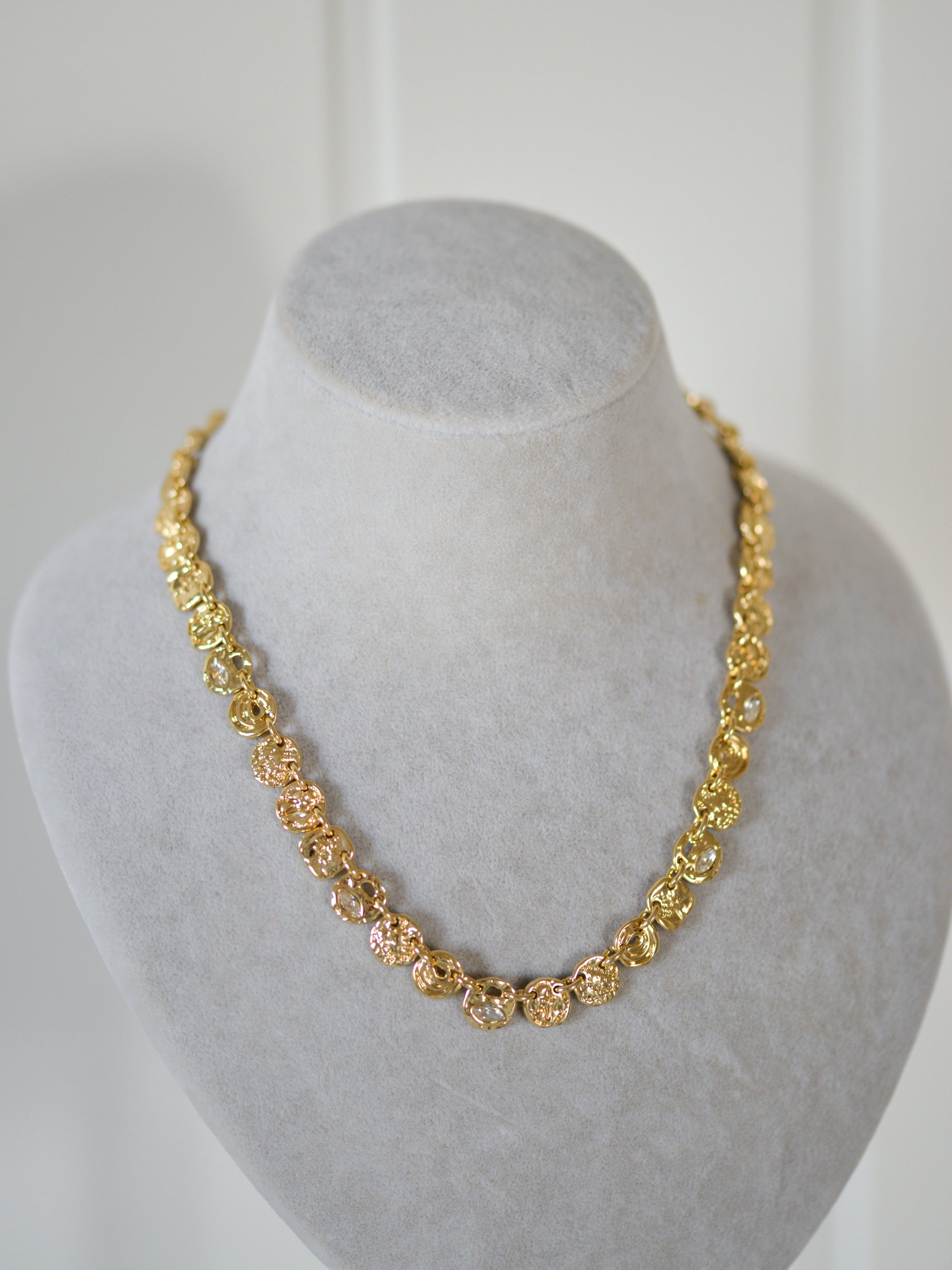 FIRE necklace gold-plated