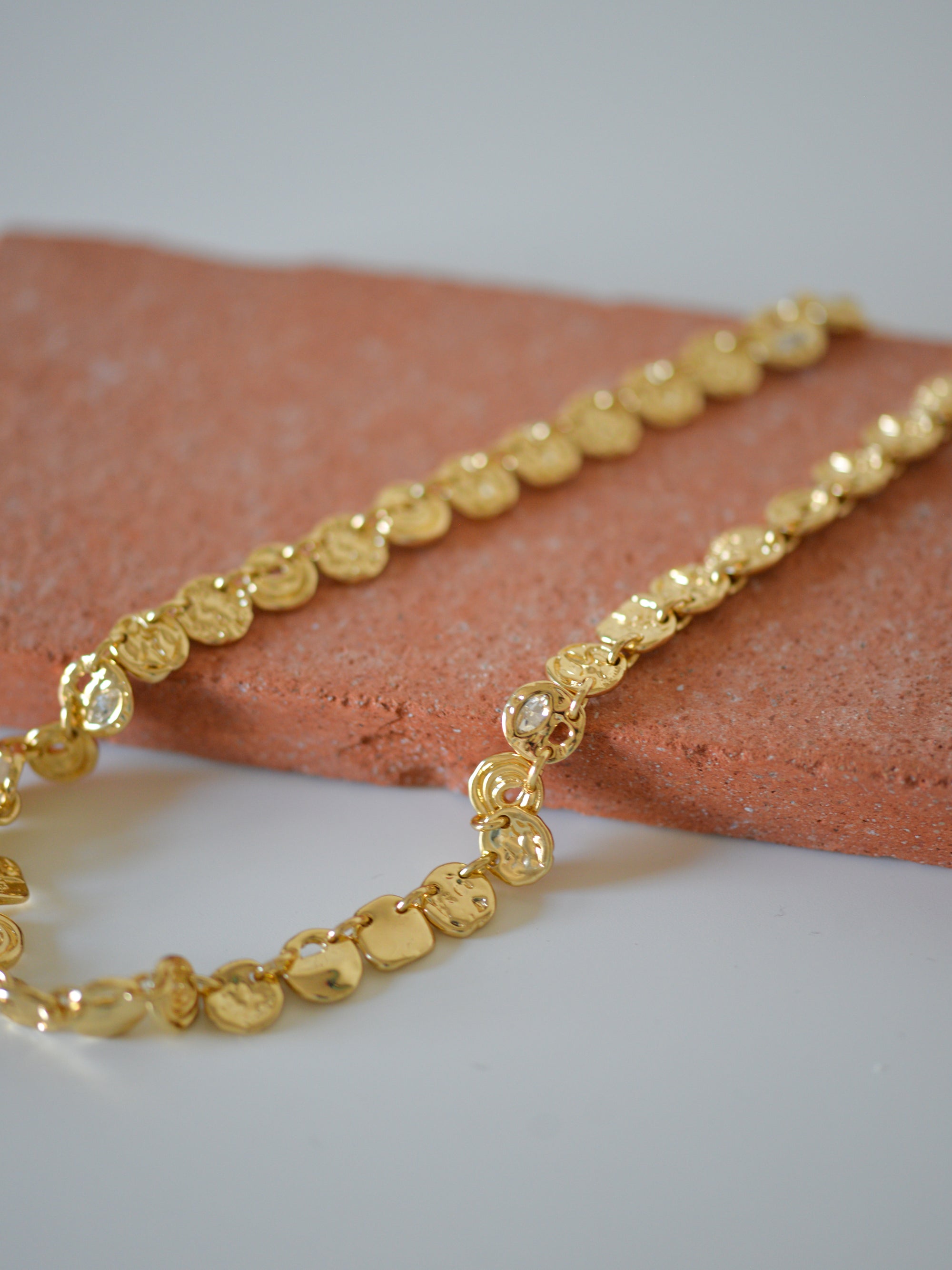 FIRE necklace gold-plated