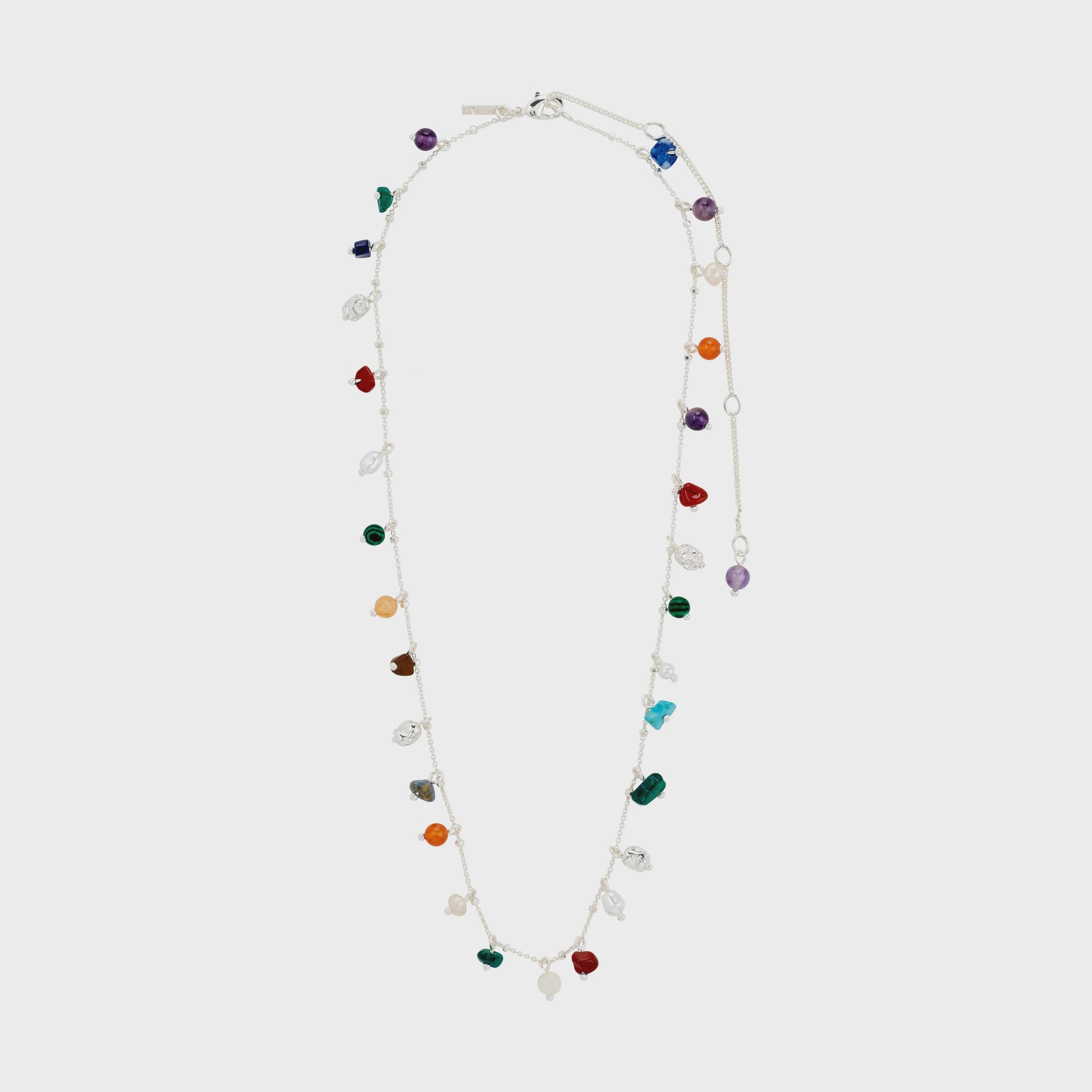 Between Silver Plated Necklace