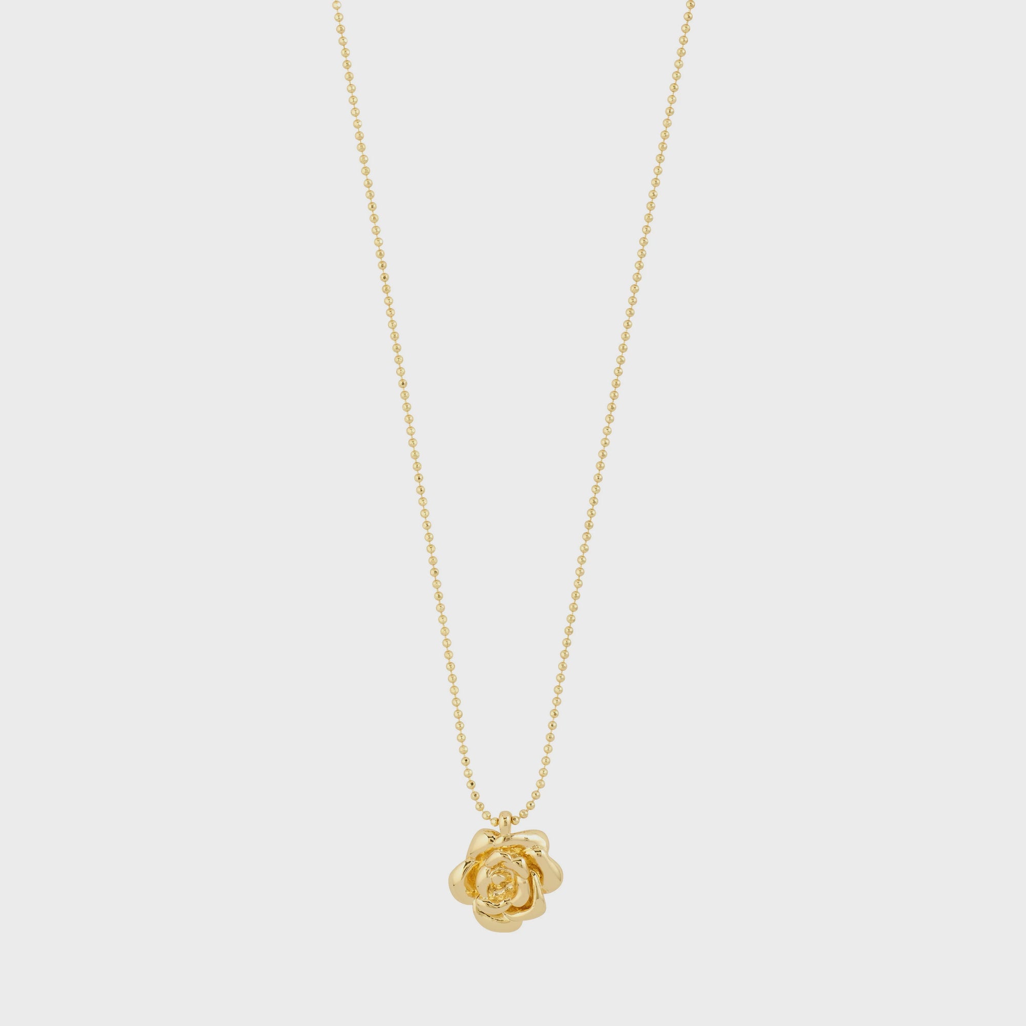 Joyce Flower Necklace Gold Plated