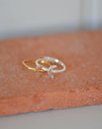 Lulu Moon Stack Ring / Silver
