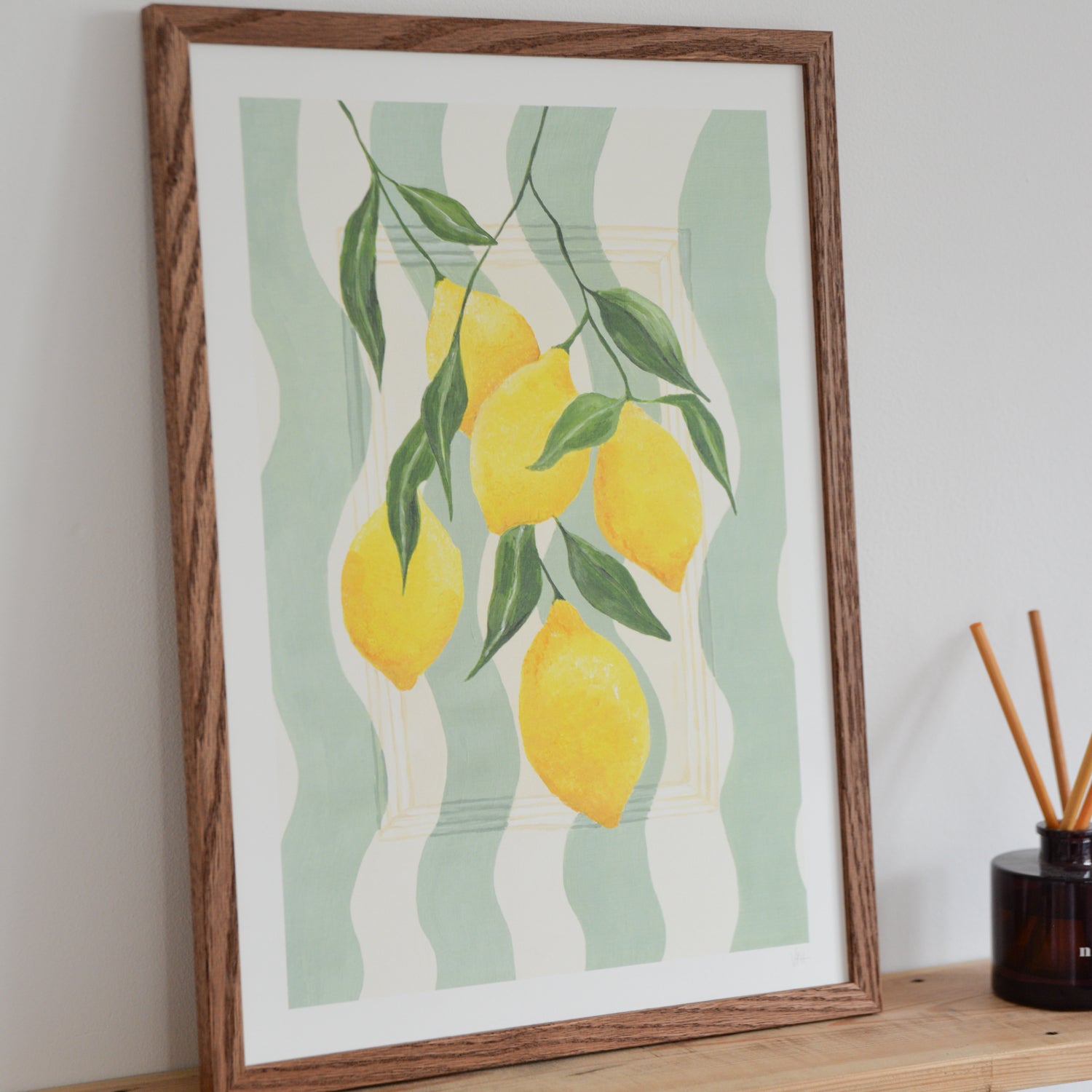 Striped Lemons A3
