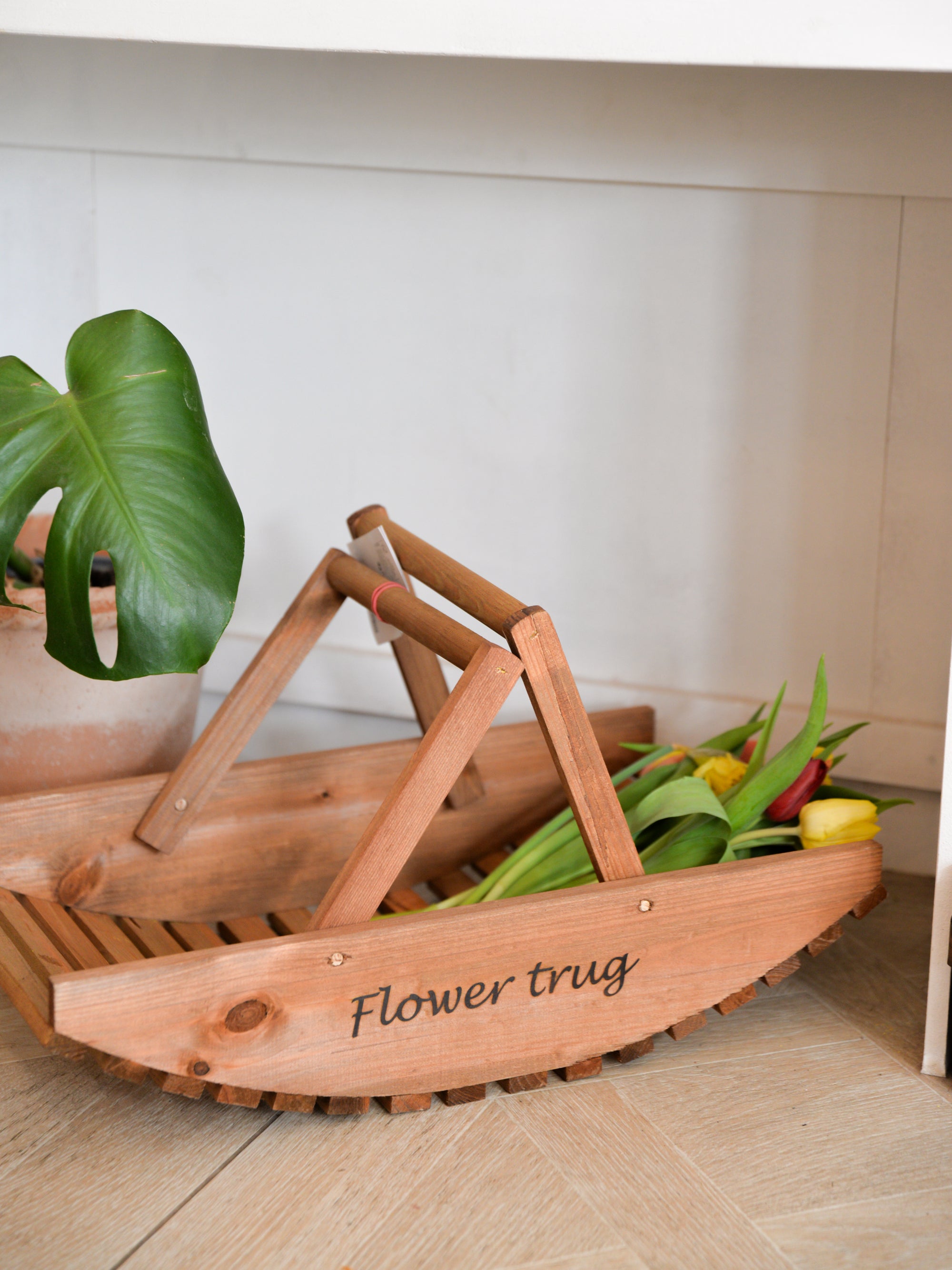 Wooden Gardening Flower Trug