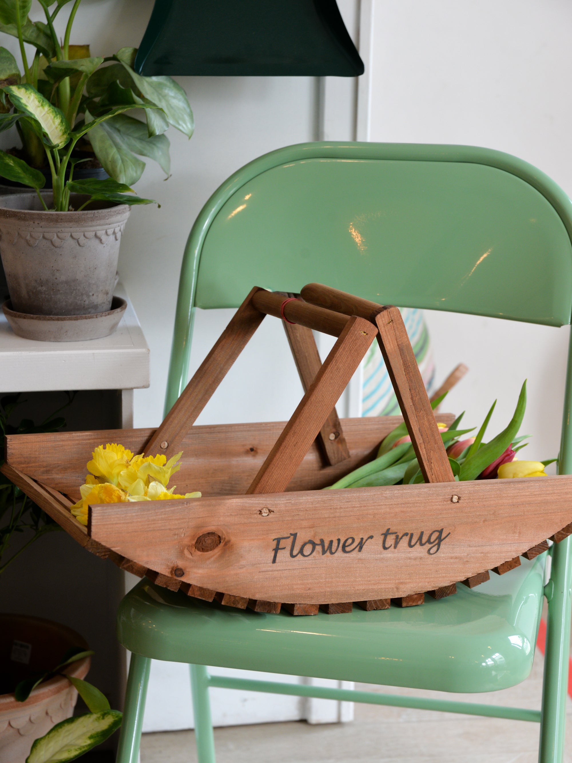 Wooden Gardening Flower Trug