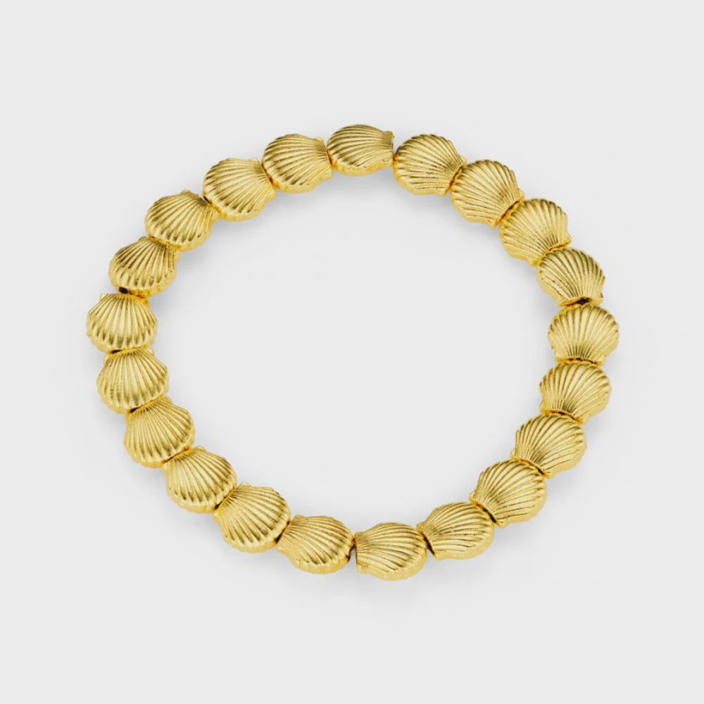 Metal Shell Stretch Bracelet