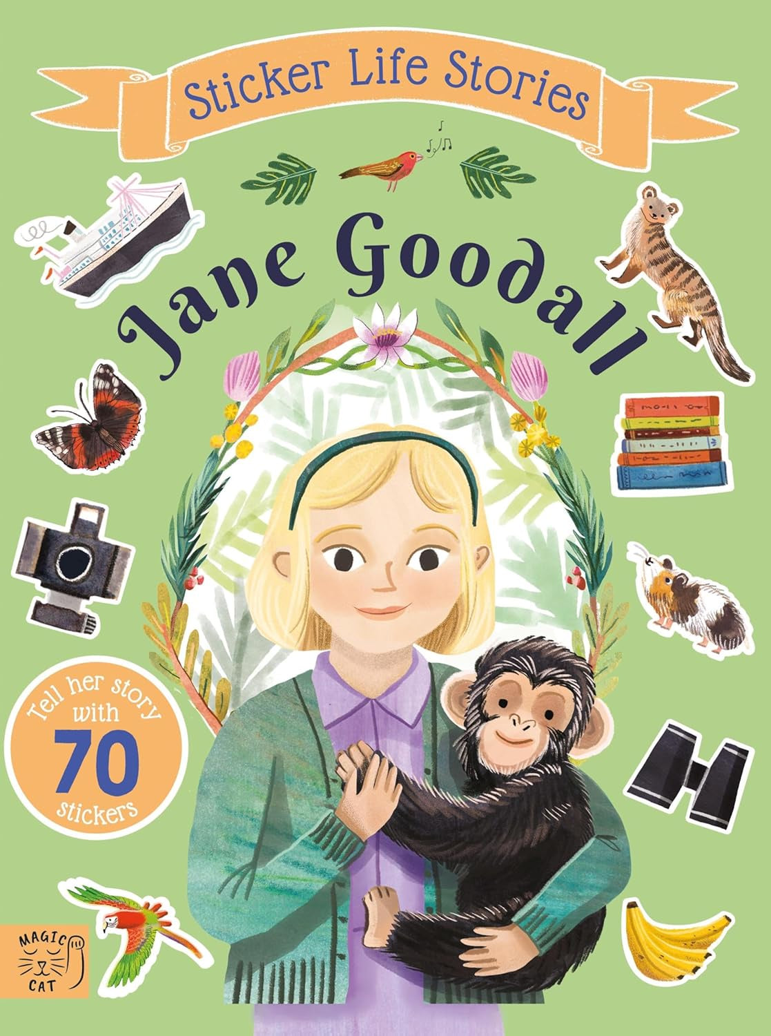 Sticker Life Stories / Jane Goodall