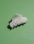 Lene Pebble Mini Claw Clip / Off White