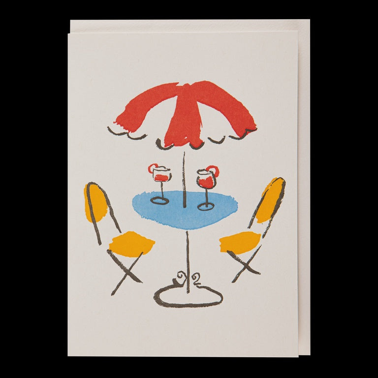 Sunshine Table Card - Phthalo Ruth