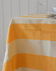 Yellow Stripe Tablecloth