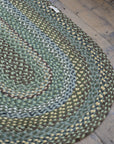 Hedgerow Jute Oval Rug 2'3 x 4 ft / Green