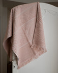 Jacquard Guest Towel / Soft Pink