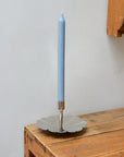 Cheryl Chrome Candle Holder /  Short