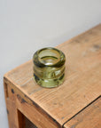 Jonna Coloured Glass Candle Holder / Green