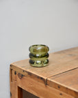 Jonna Coloured Glass Candle Holder / Green