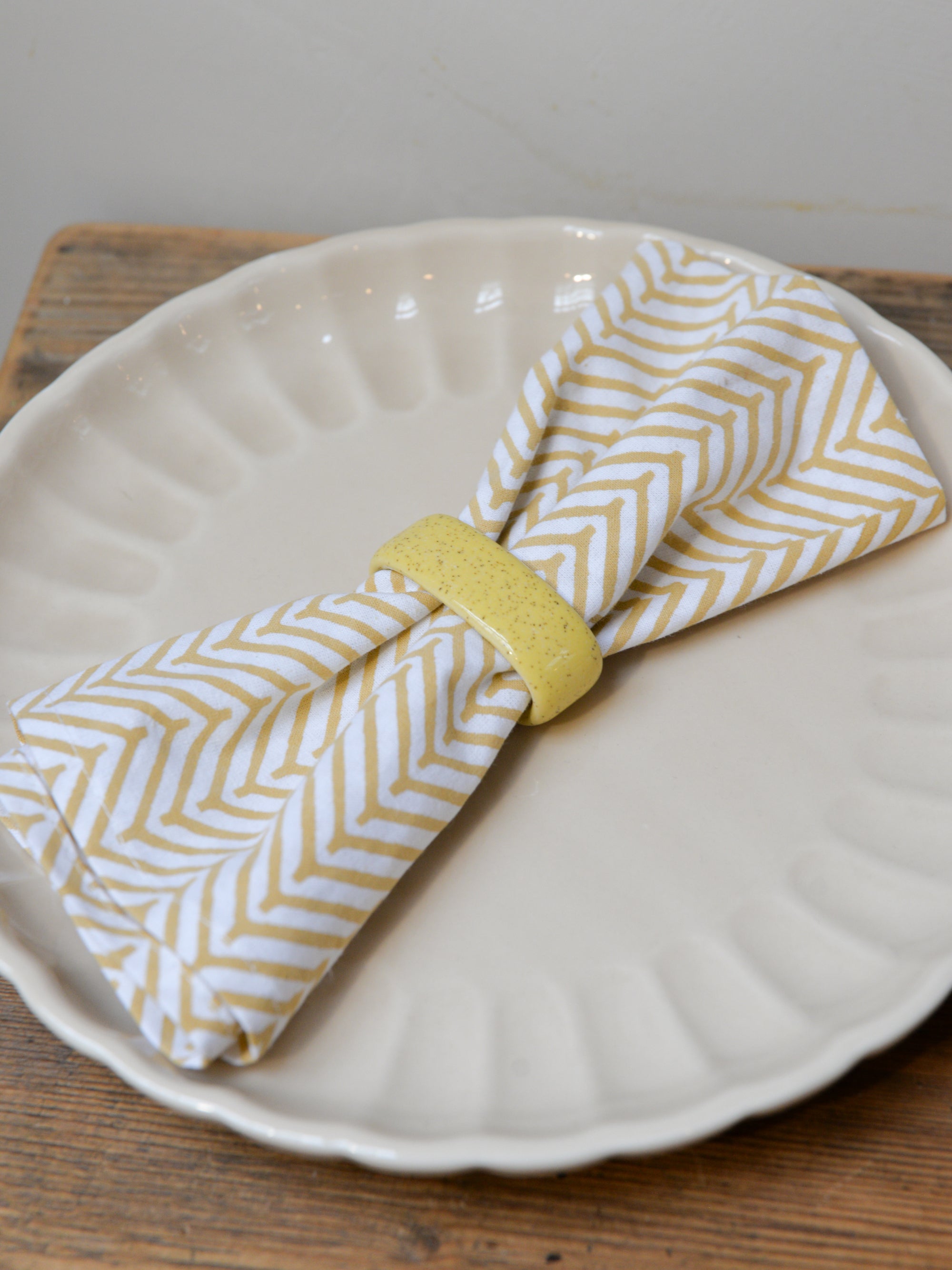 Karin Stoneware Napkin Rings