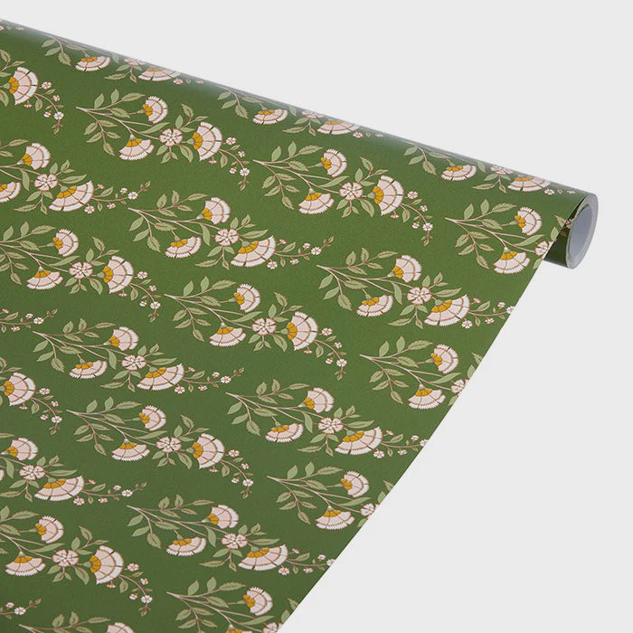 Wrapping Paper Calla 10m / Moss