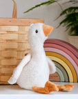 Small cuddly toy goose