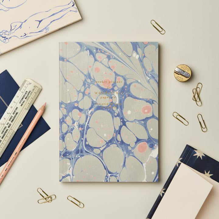 Wanderlust Paper Co. Blue Marble Weekly Planner