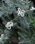 House Doctor Garland in White and Silver