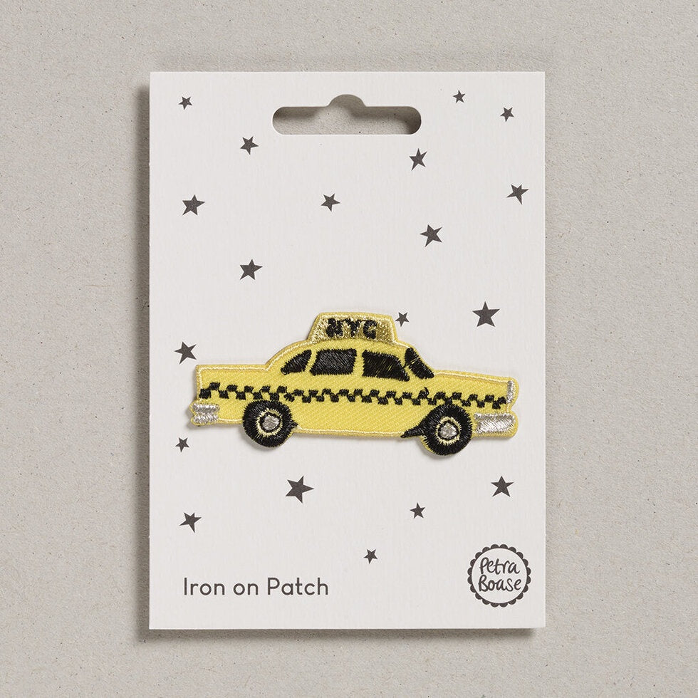 Iron On Patch New York Taxi